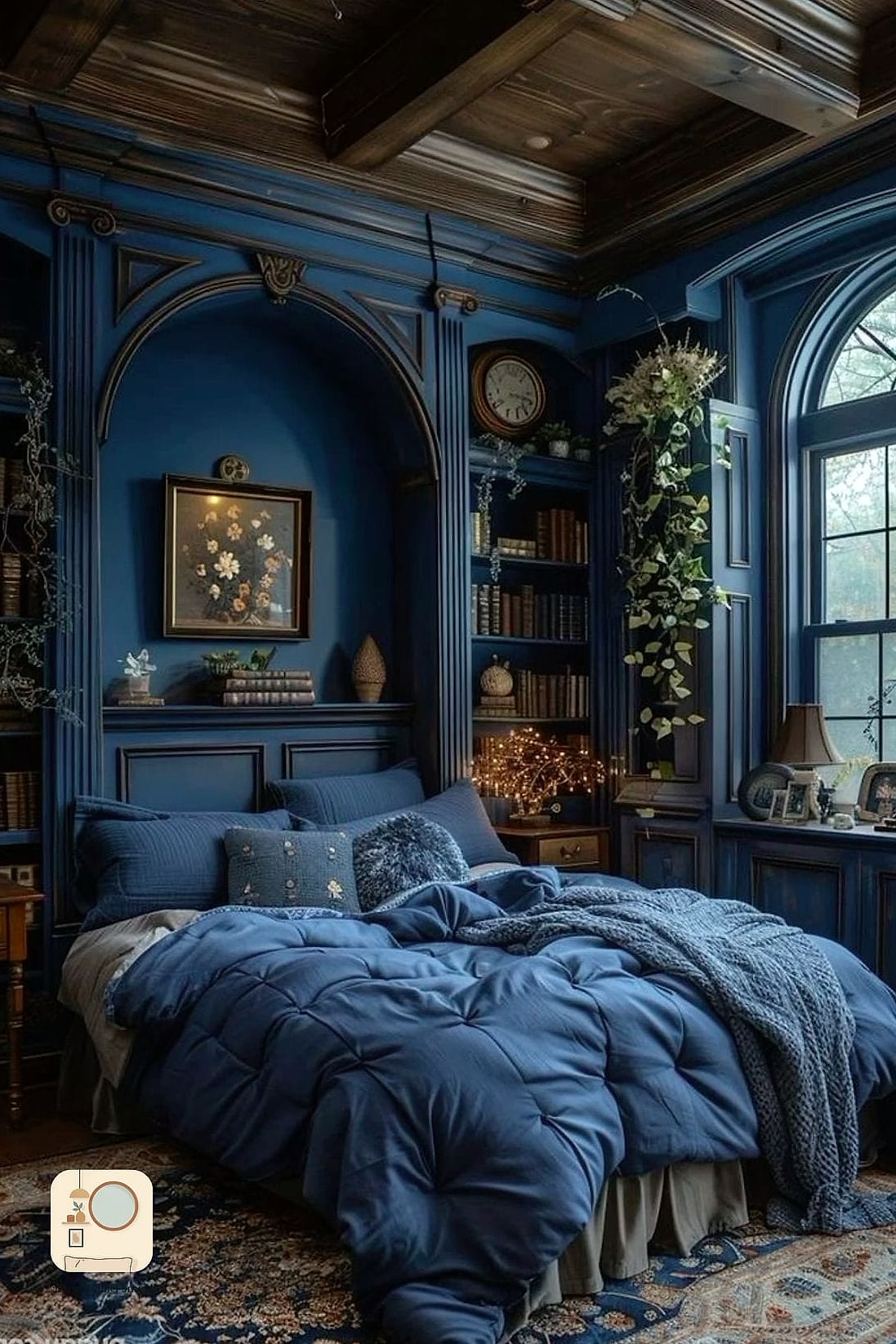 30 Cozy Bedroom Inspiration Boards You'll Want to Copy 3 Dark Academia Reading Nook