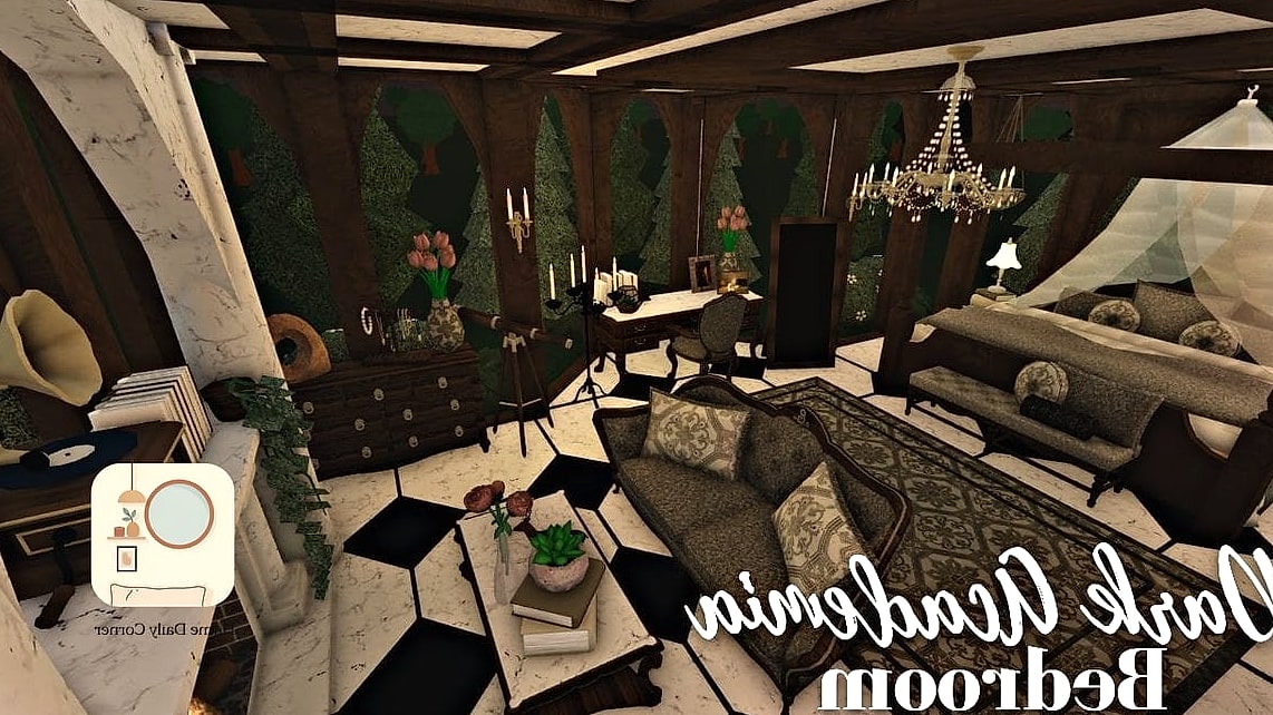 18 Bloxburg Bedroom Ideas Designs You Need to See Right Now 9 Dark Academia Bedroom