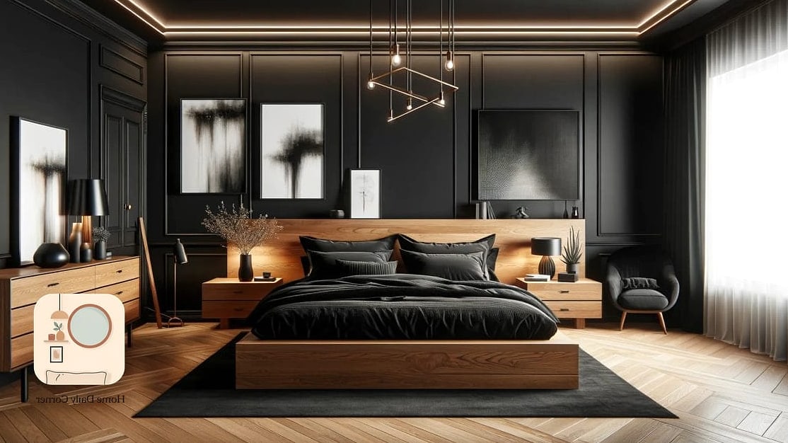 13 Bedroom Interior Before and After Transformations to Inspire 8 Dark Wood Everything Gets a Modern Update