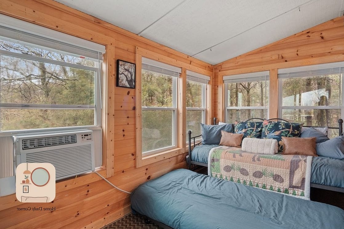 Day Bed in a Sunroom or Enclosed Porch