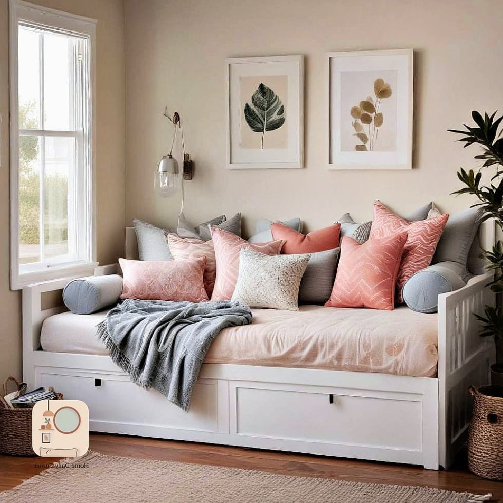A Daybed Instead of a Traditional Bed Frame