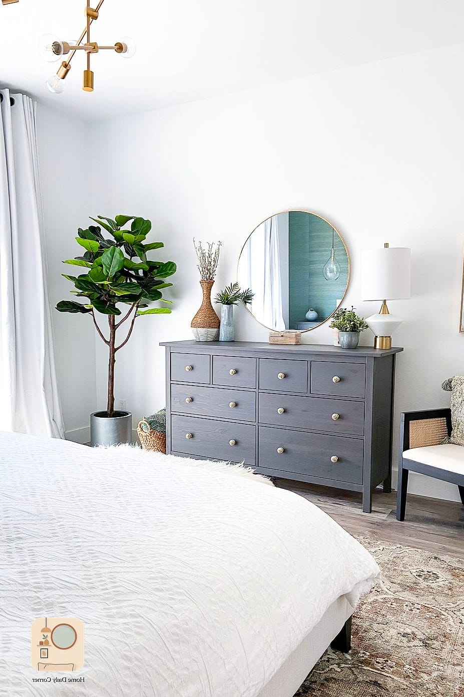 Decluttering the Dresser Top and Adding Trays