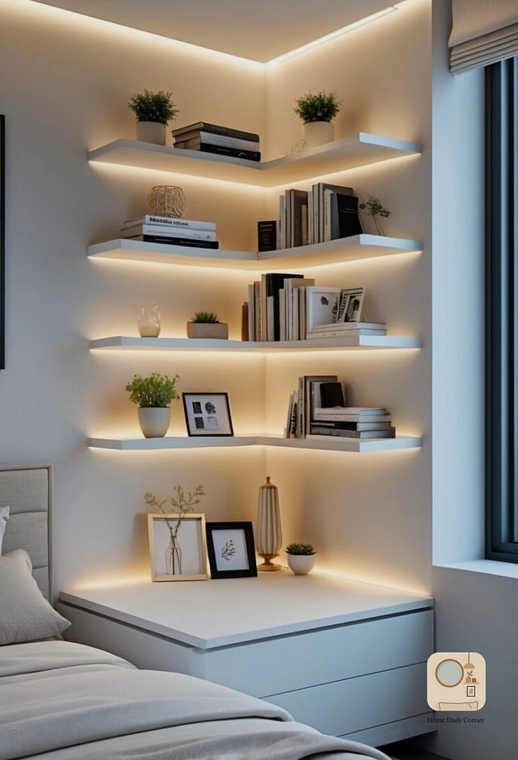 A Dedicated Corner Vanity or Desk Nook