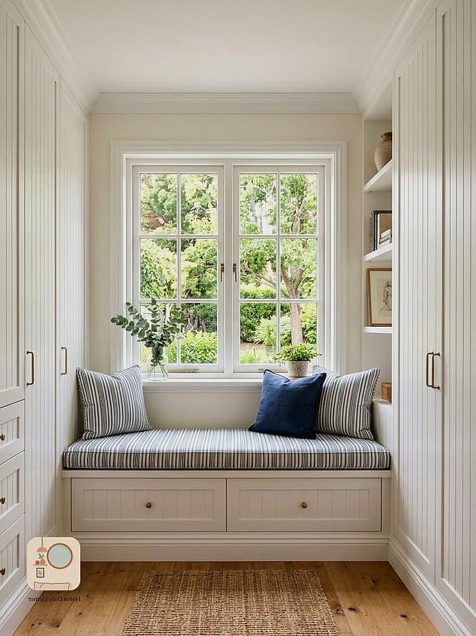 A Deep, Tufted Cushion in a Statement Fabric