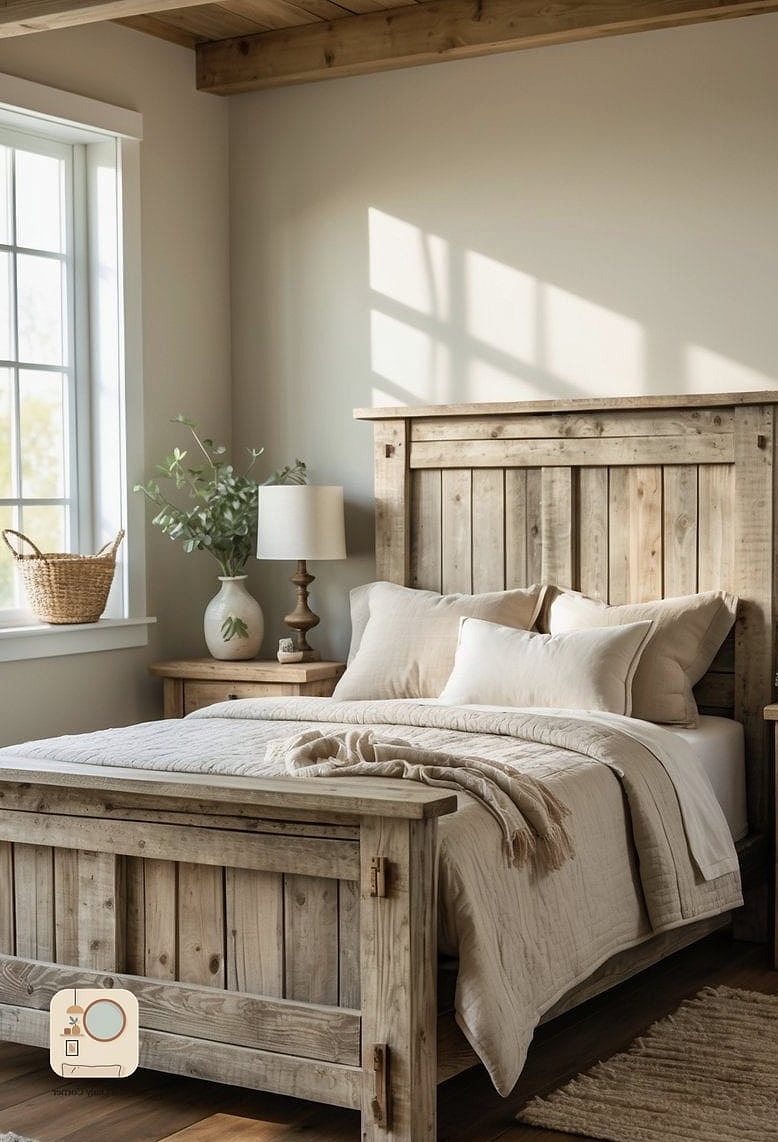 23 Farmhouse Bedroom Ideas Looks We're Obsessed With This Year 14 Distressed Wood Furniture
