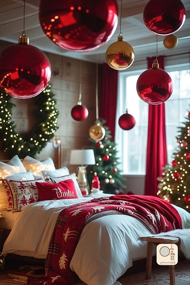 A DIY Ornament Display in a Glass Vase or Bowl