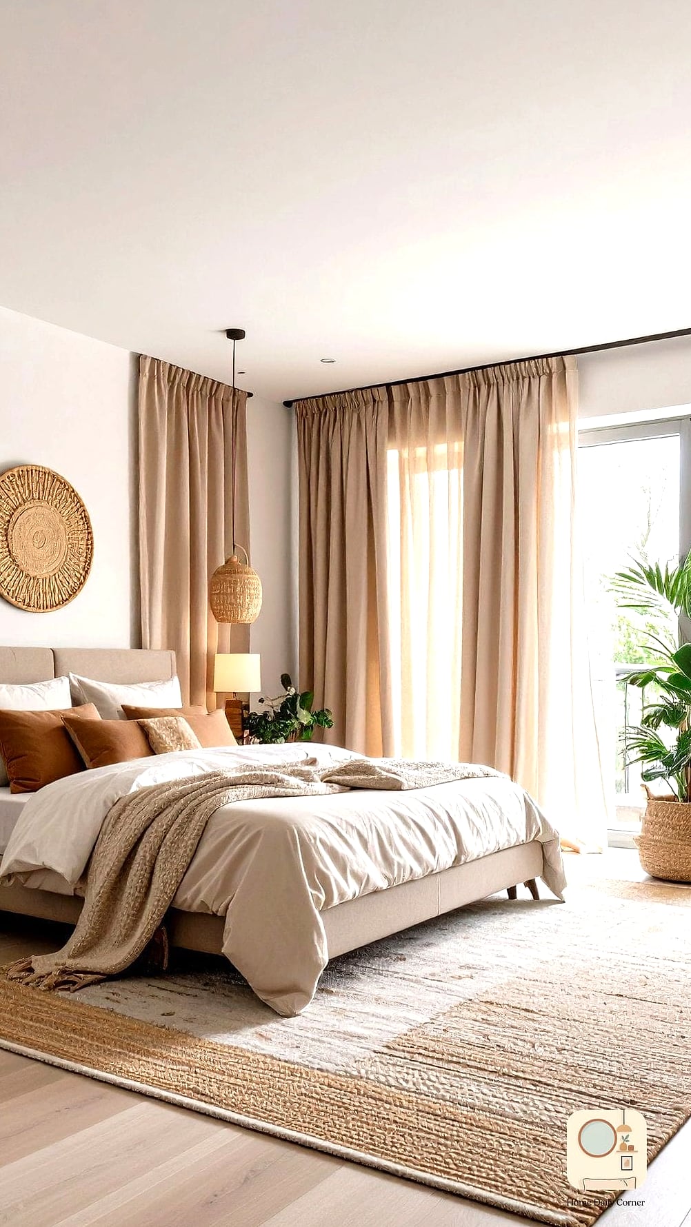 Drapery Instead of a Solid Door for the Closet