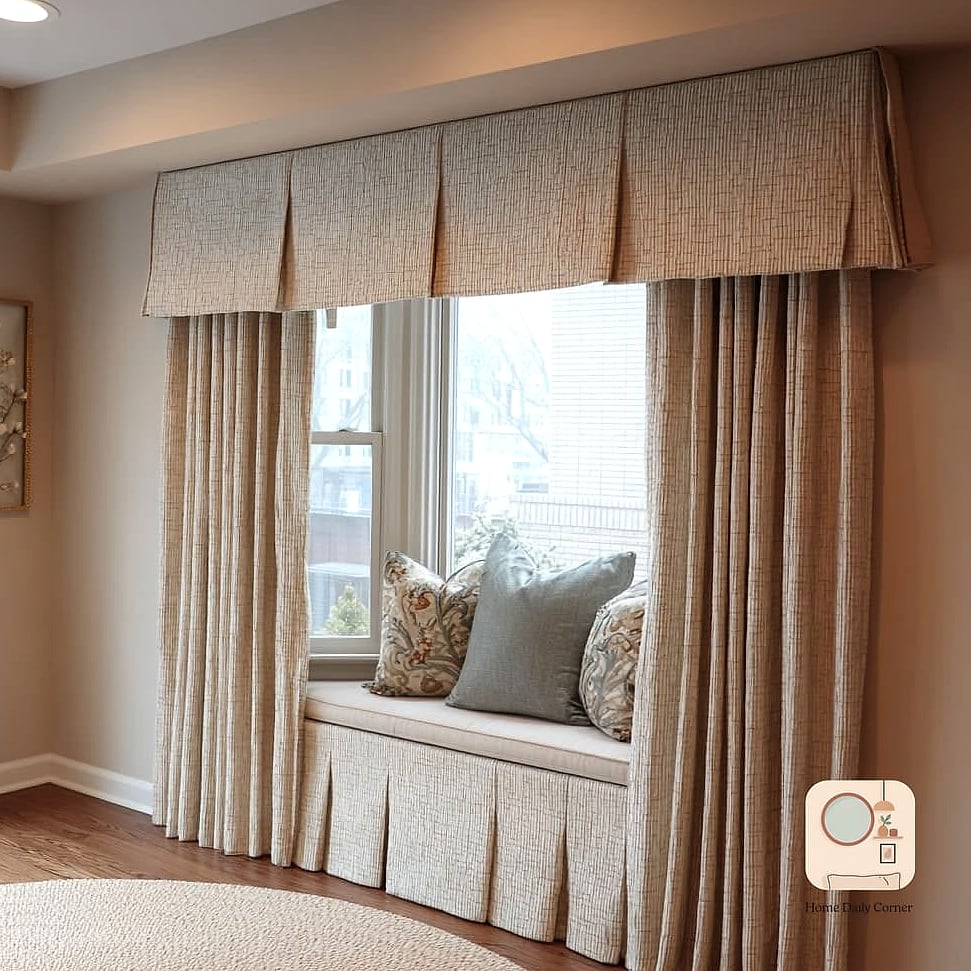 Drapery That Frames the Window Like Art
