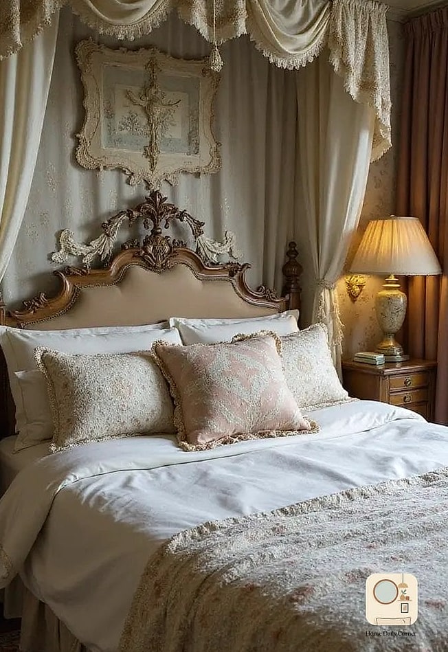 Dress the Bed in Vintage-Style Linens