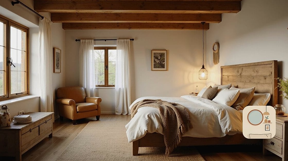 17 Cozy Bedroom Ideas Designs You Need to See Right Now 3 Exposed Wood Beam Ceilings