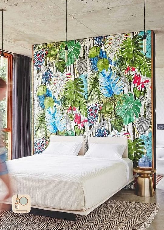 22 Stunning Bedroom Wall Decor Ideas Ideas for Every Budget 7 Fabric or Textile Art