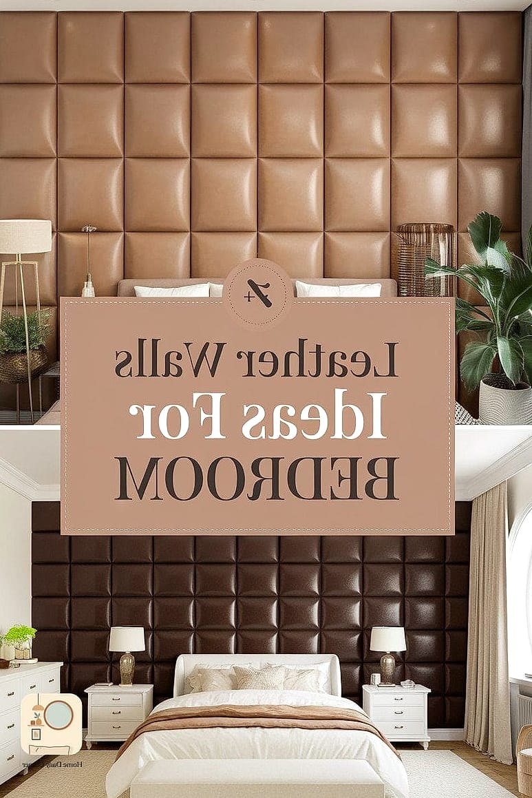 Faux Leather or Suede Wall Panels