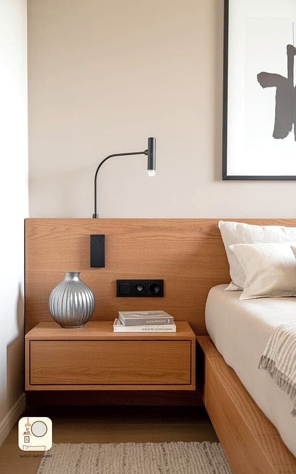 Floating Nightstands for Small Bedrooms