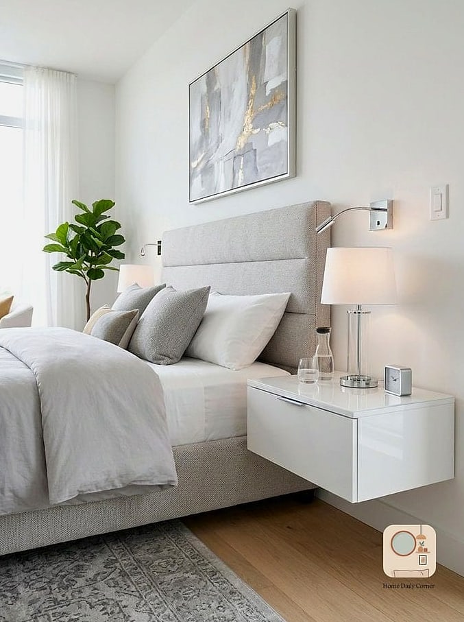 21 Decor Bedroom Designs You Need to See Right Now 11 Floating Nightstands