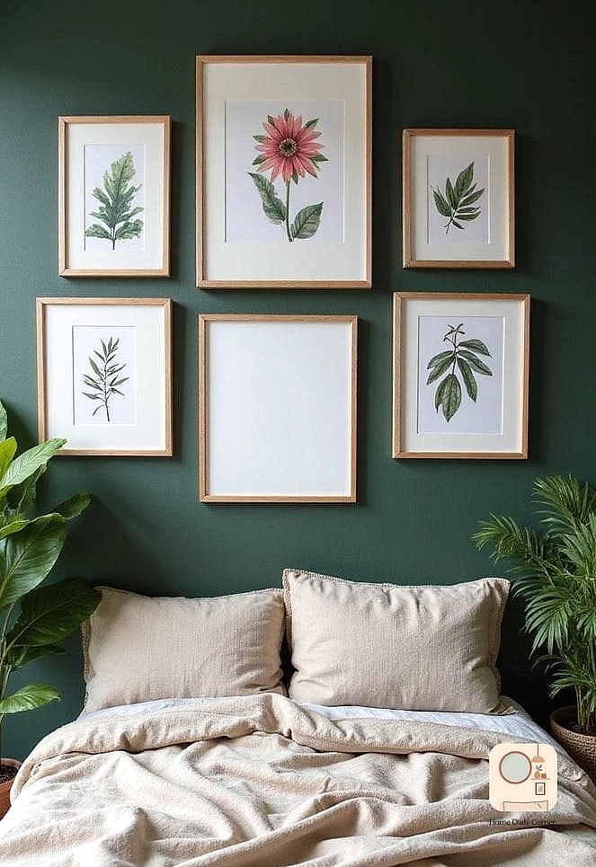22 Bedroom Wall Decor Above Bed Designs You Need to See Right Now 16 Framed Botanical Specimens or Pressed Florals