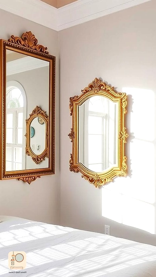 Framed Mirrors to Bounce Light Around