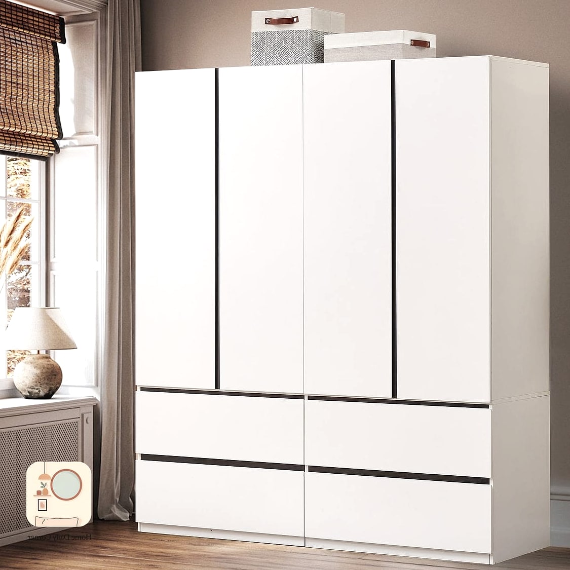 Freestanding Armoire-Style Cupboards