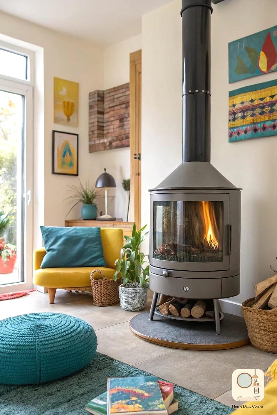 Freestanding Fireplace or Faux Fireplace