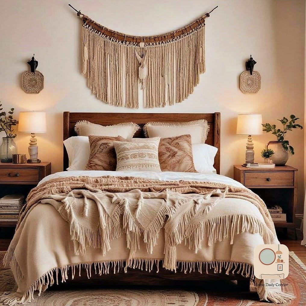 25 Western Bedroom Decor Looks We're Obsessed With This Year 7 Fringe Detail Throw Blankets