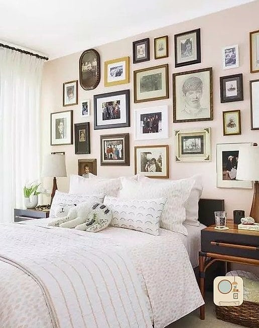 A Gallery Wall With Matching Frames