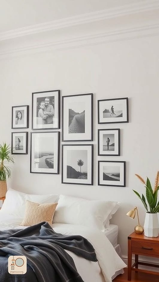 17 Cozy Bedroom Ideas Designs You Need to See Right Now 8 A Gallery Wall of Mixed Frames
