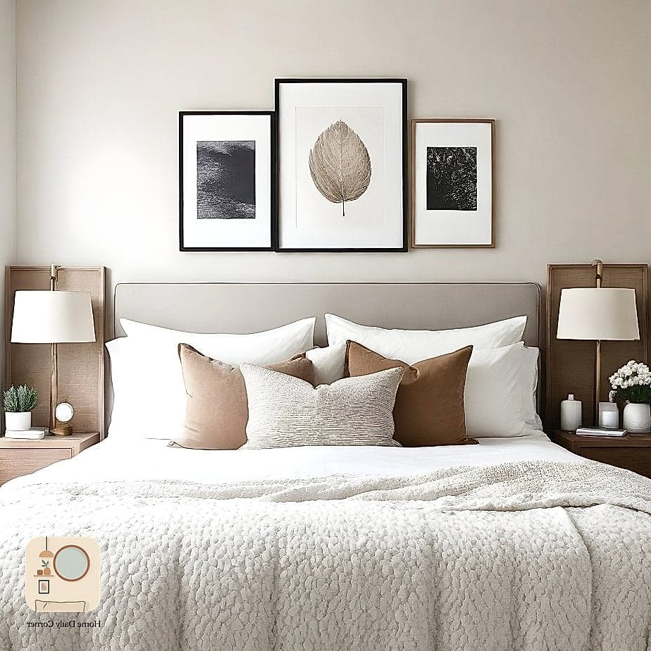 A Gallery Wall of Mismatched Neutral Frames