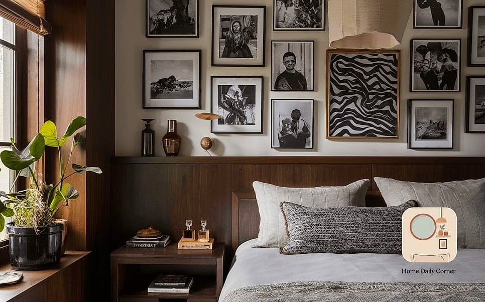 Gallery Wall Above the Bed