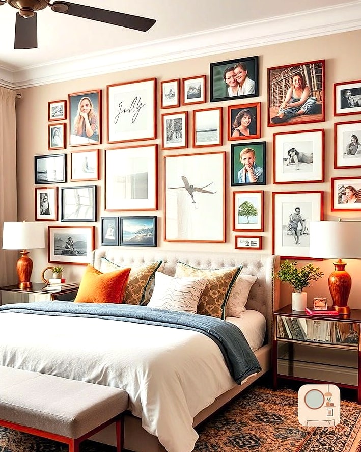 21 Decor Bedroom Designs You Need to See Right Now 7 Gallery Wall Above the Bed