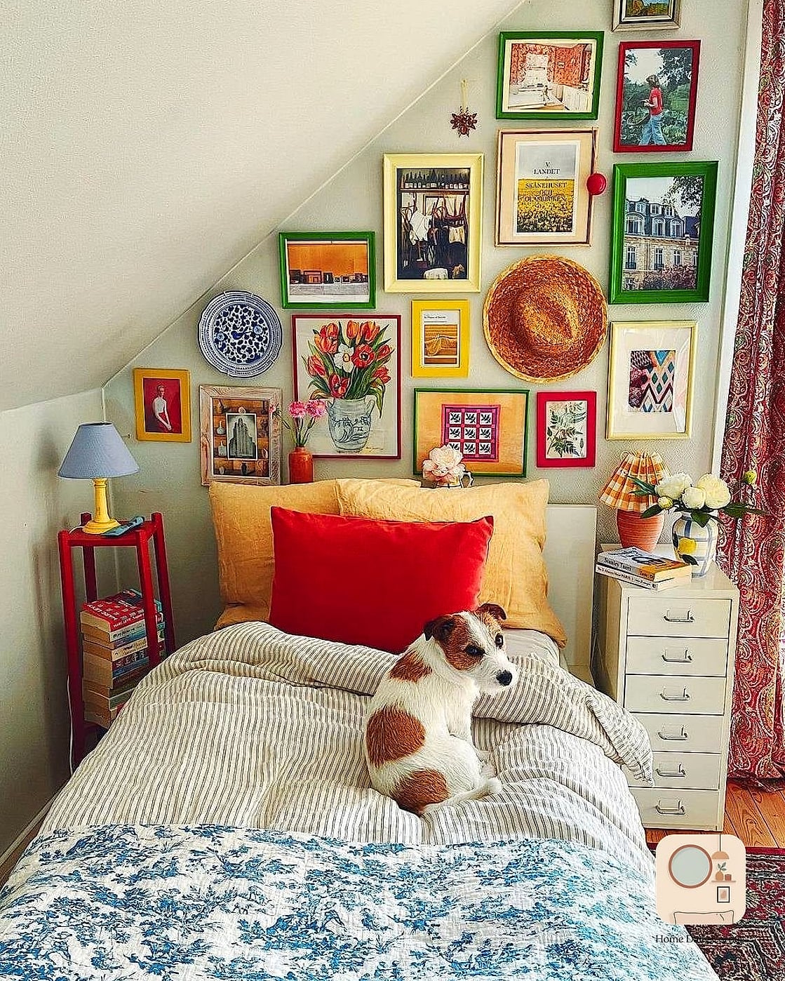 Gallery Walls Above the Headboard
