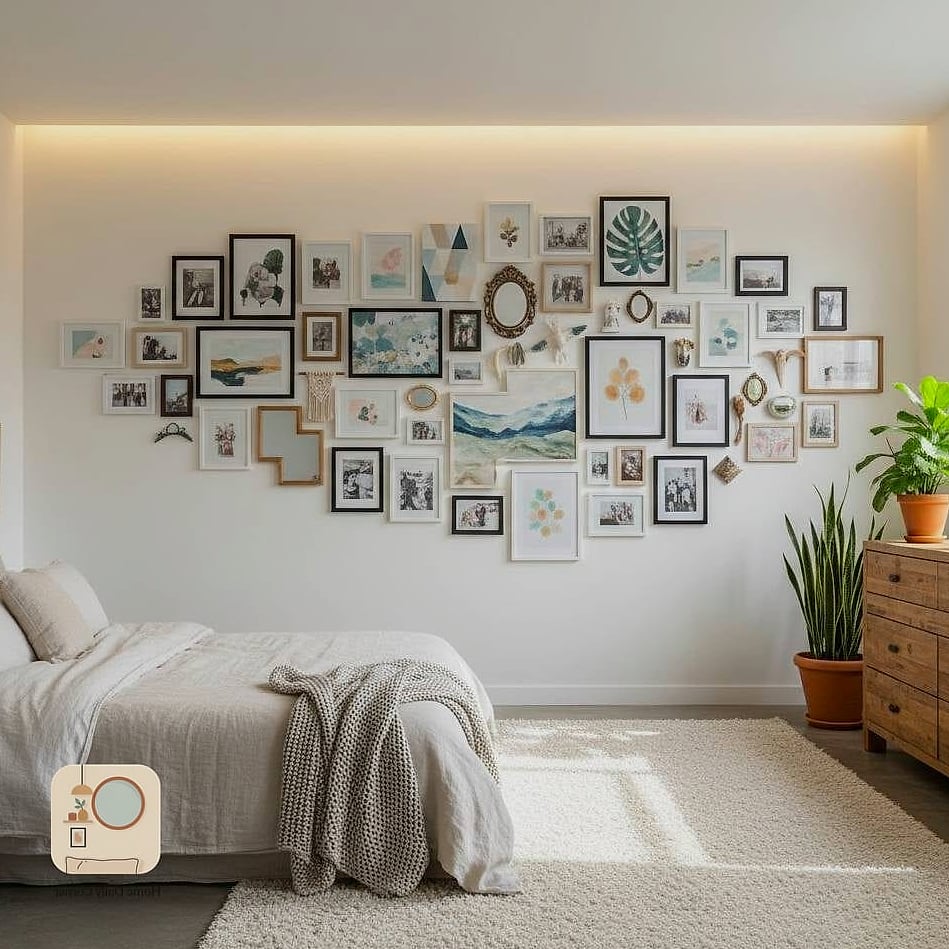 Gallery Walls with Mixed Frame Styles