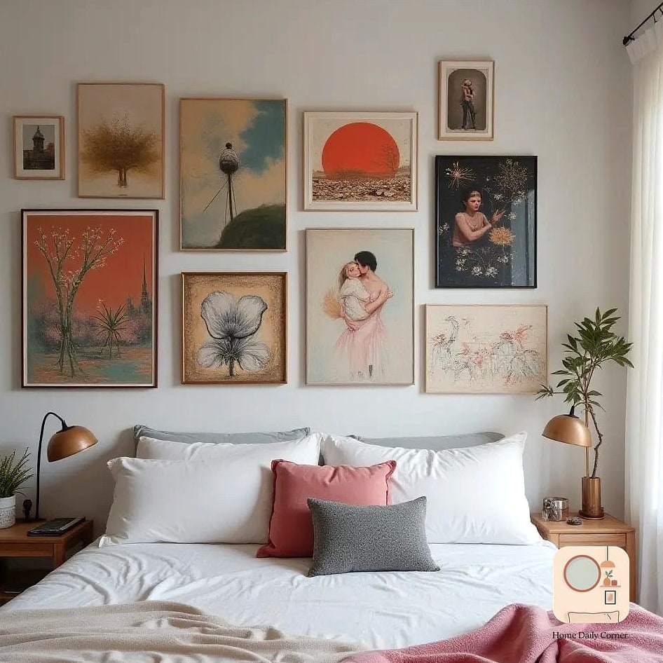 Gallery Walls With Mixed Frame Styles