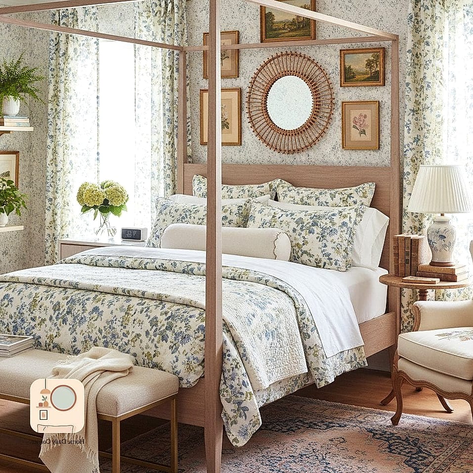 30 Cozy Bedroom Inspiration Boards You'll Want to Copy 15 Grandmillennial Charm