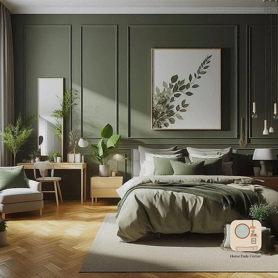 Green Accents and Real or Faux Plants