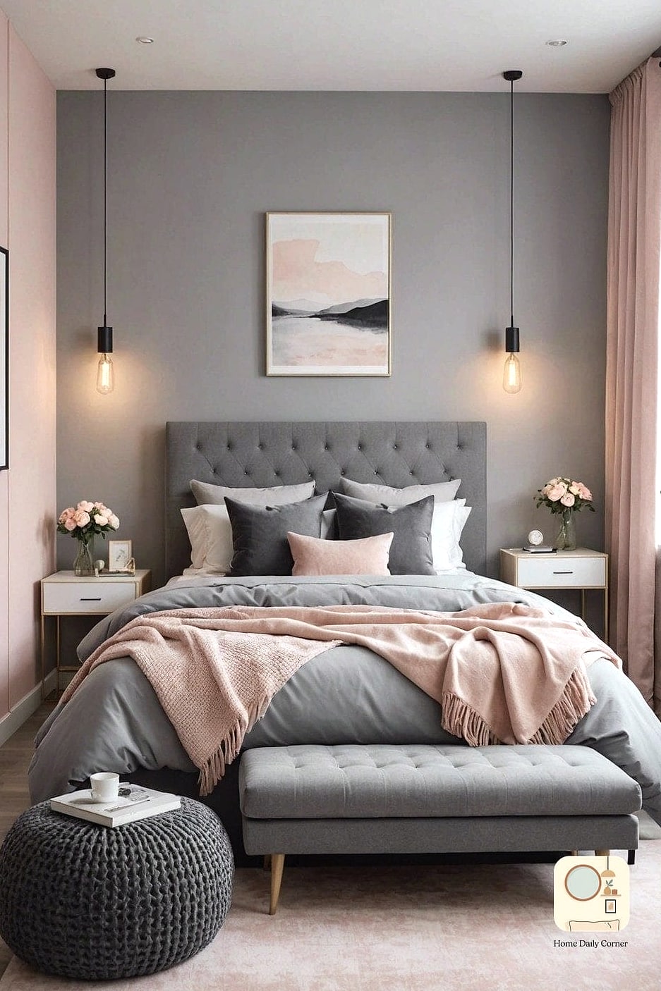 Grey and Blush Color Palette