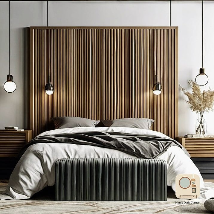 7 Grey Headboard Bedroom Ideas Decor Ideas That Are Trending on Pinterest 7 Grey Fluted or Wood-Panel Headboard