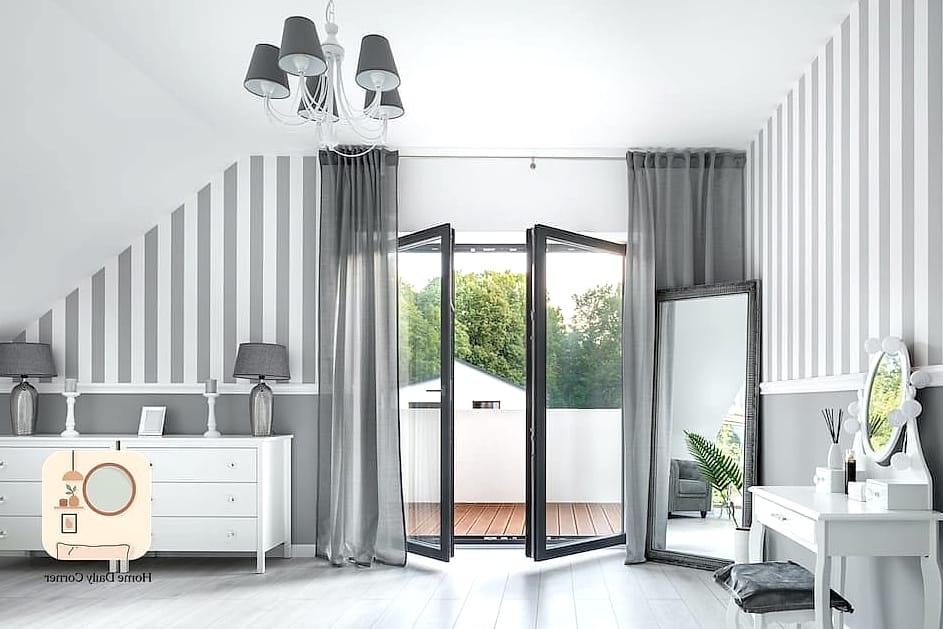 Grey French Doors or Closet Doors