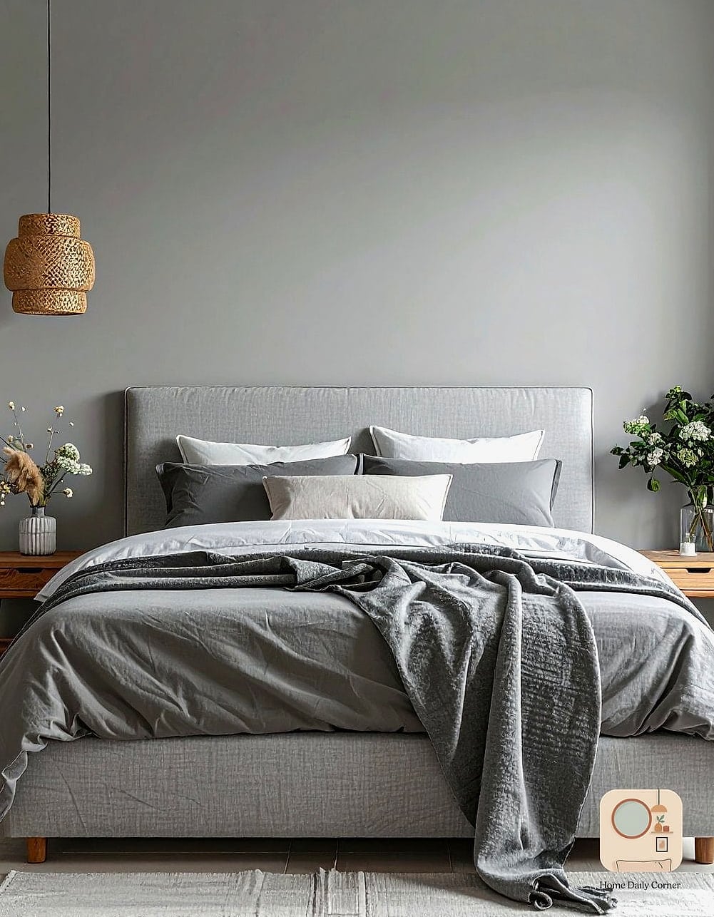 7 Grey Headboard Bedroom Ideas Decor Ideas That Are Trending on Pinterest 5 Grey Linen Headboard for an Everyday Neutral