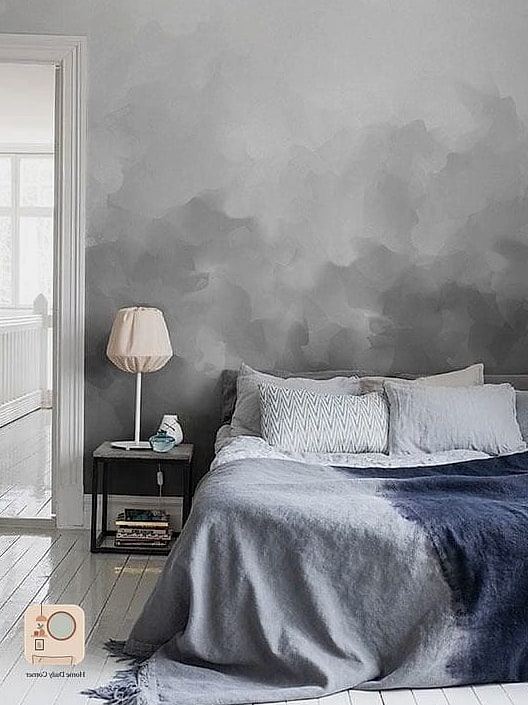 Grey Ombre Wall Treatment