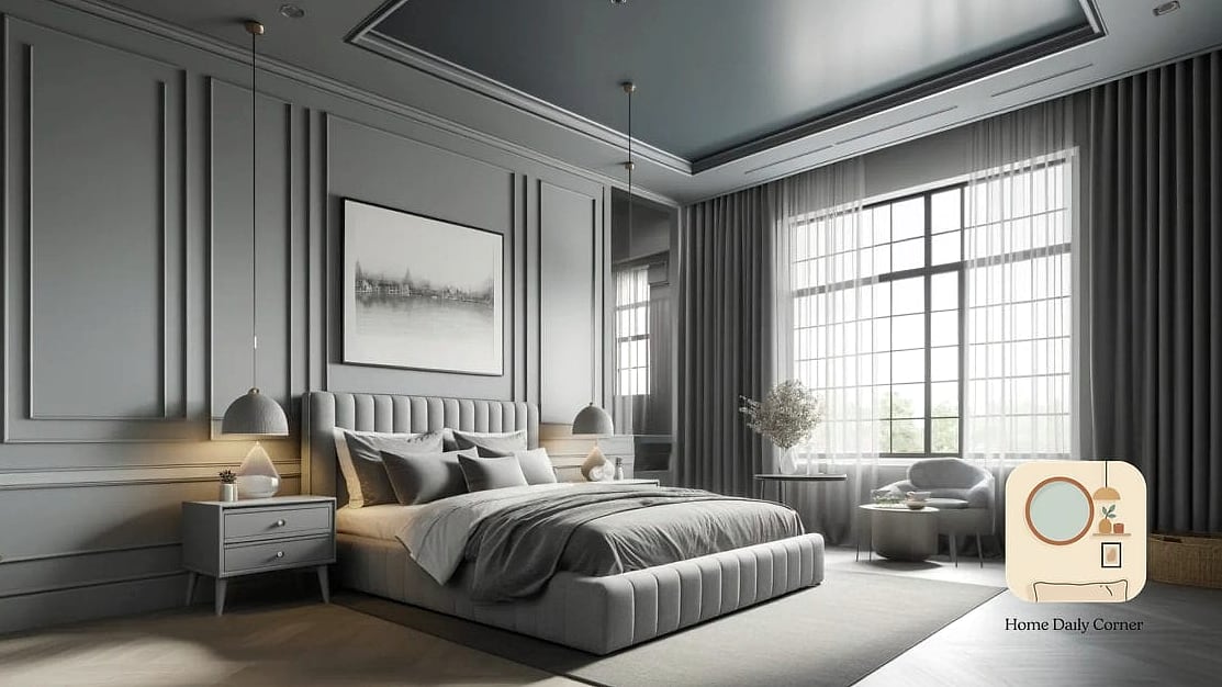Grey Statement Ceiling