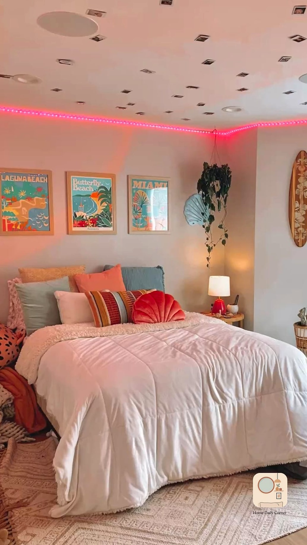 Hang a Gallery Wall of Needlepoint Pillows and Framed Prints