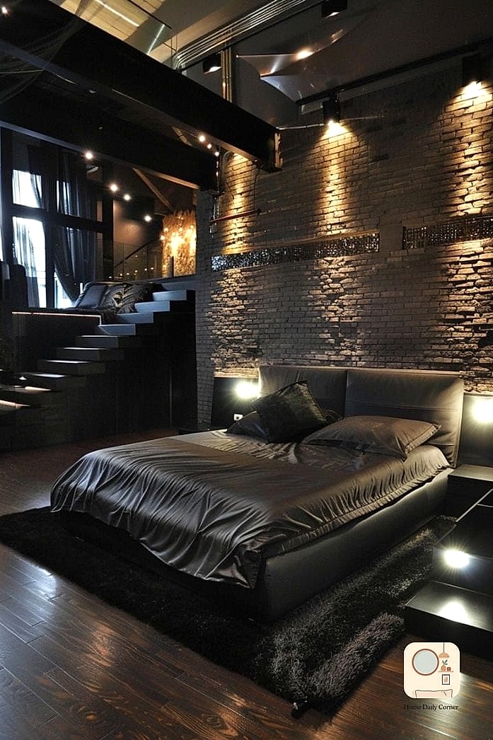 14 Mens Bedroom Decor Ideas to Upgrade Your Home This Weekend 10 Hang Large-Scale Art Instead of Small Framed Pieces