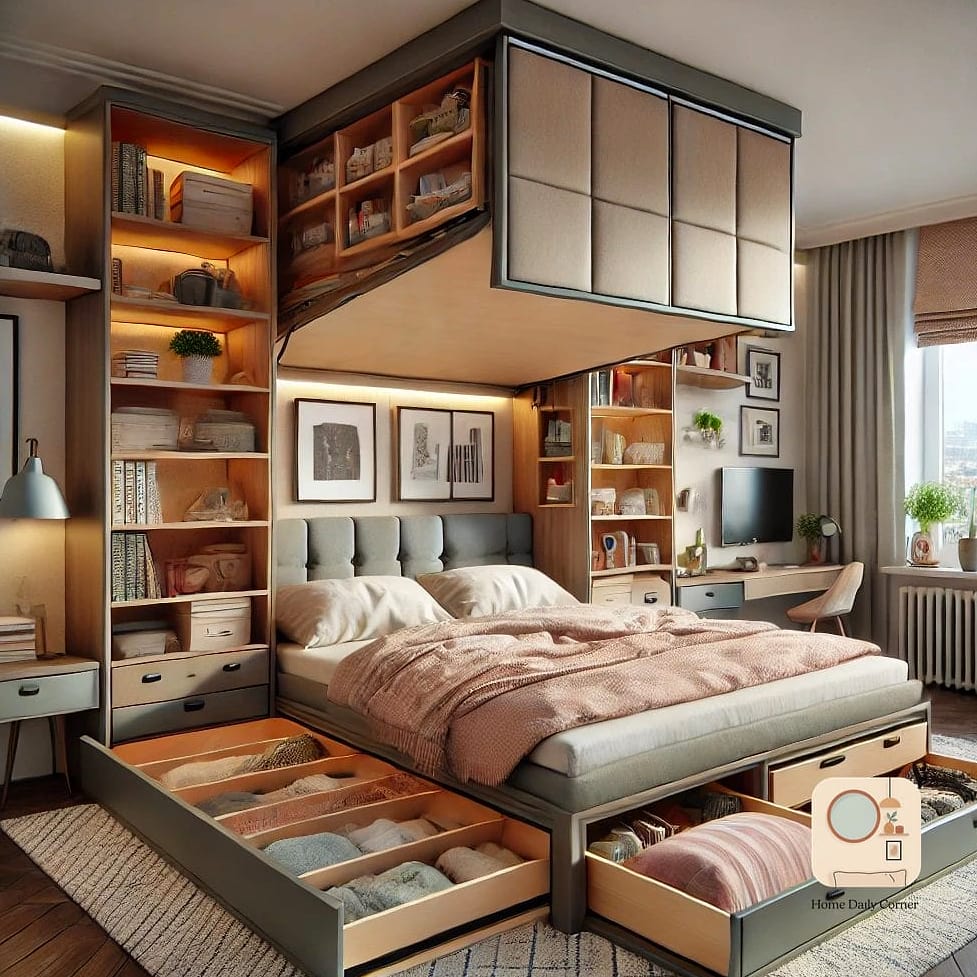 30 Cute Bedroom Ideas Tips From Top Interior Designers 17 Hidden Storage Bed Frame