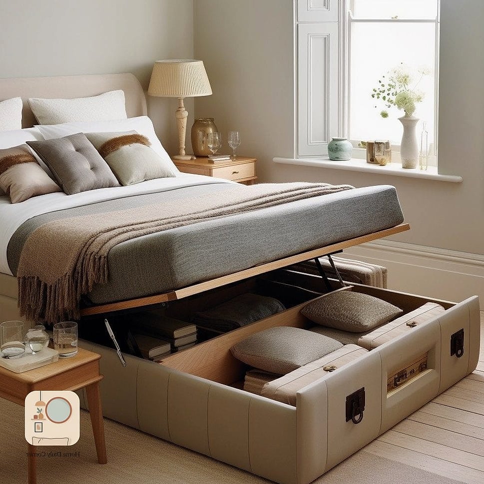 Hidden Storage Under the Bed
