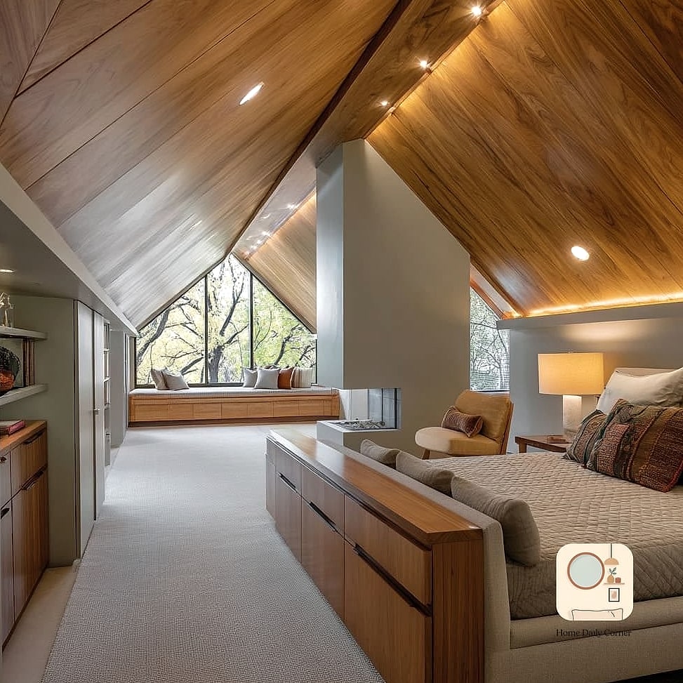 13 Attic Bedroom Ideas Designs That Maximize Style and Function 12 Incorporate Wood Beams as a Design Feature