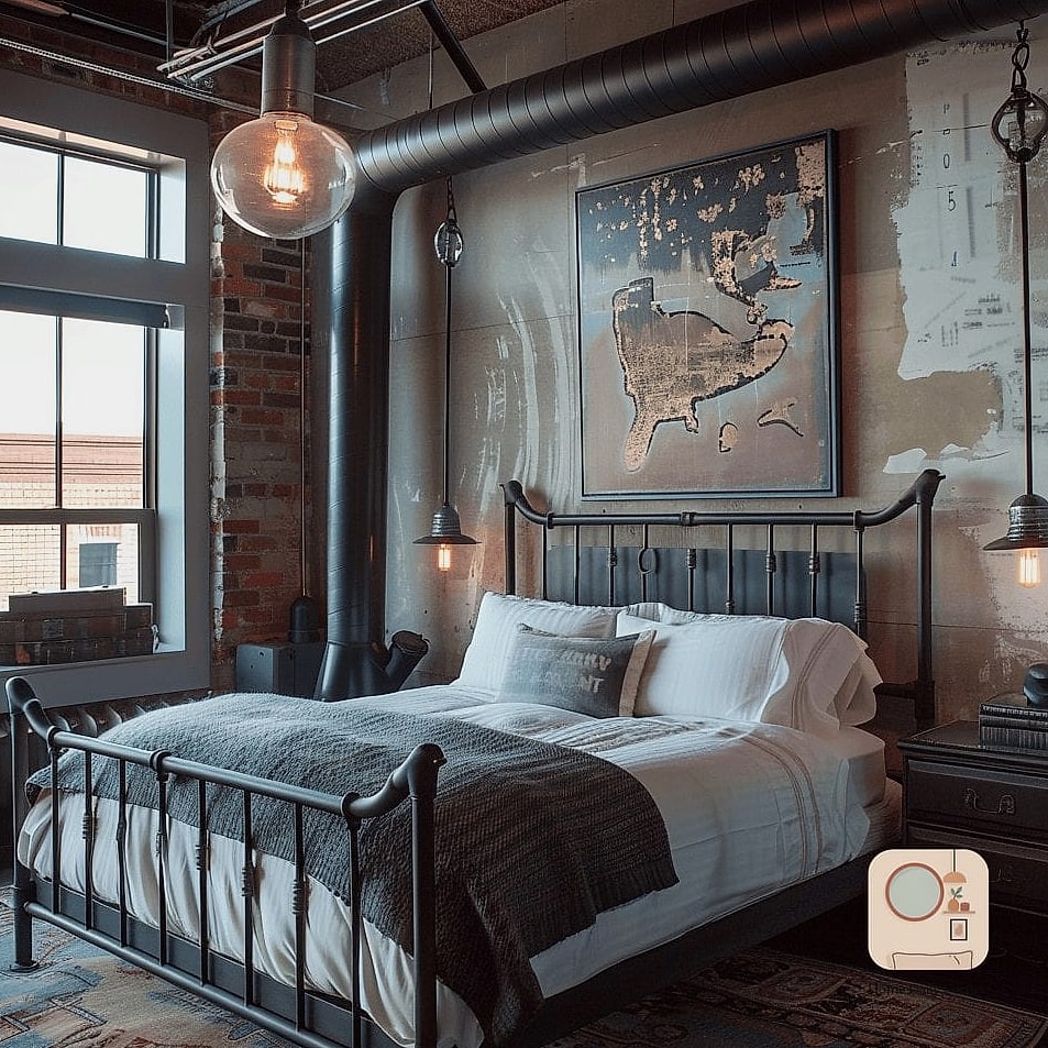 30 Cute Bedroom Ideas Tips From Top Interior Designers 29 Industrial Metal Bed Frame