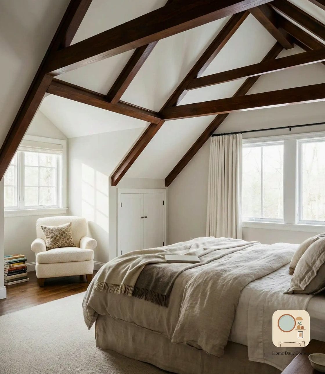 13 Attic Bedroom Ideas Designs That Maximize Style and Function 5 Install a Dormer Window Reading Nook