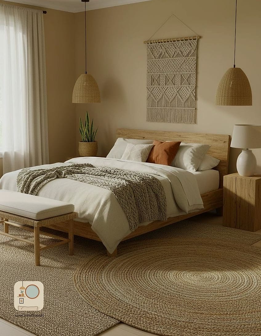 A Jute or Sisal Area Rug