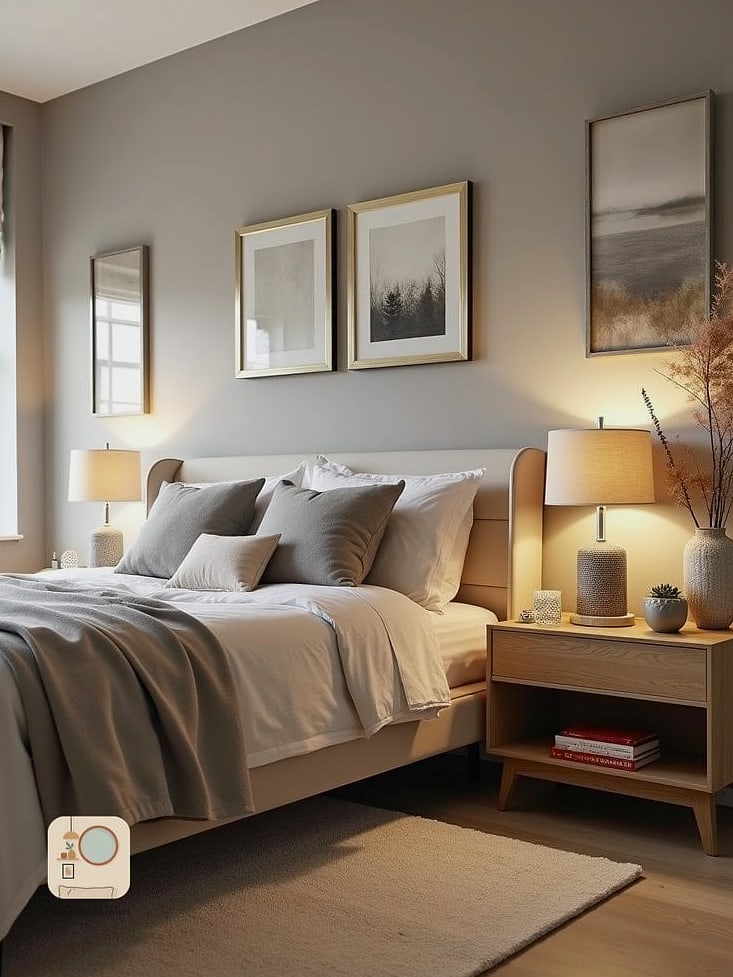 Keep Nightstands and Surfaces Mostly Clear