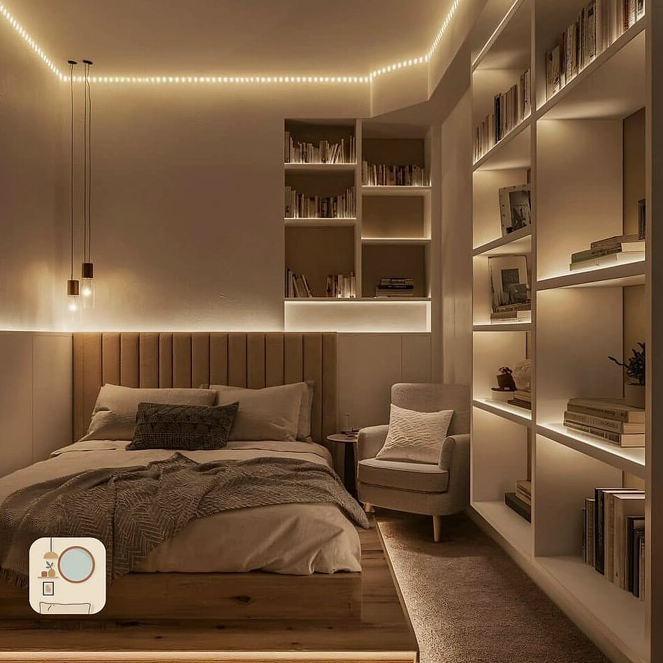 Layered Lighting Instead of One Overhead Fixture