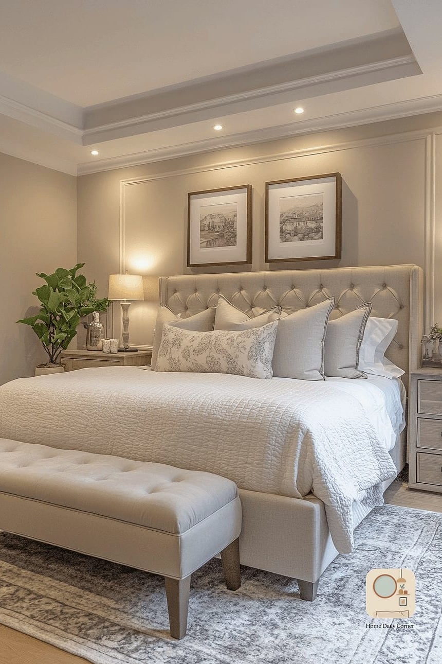 11 Grown Woman Bedroom Ideas Photos That Will Inspire Your Next Project 5 Layered Lighting Beyond the Overhead Fixture